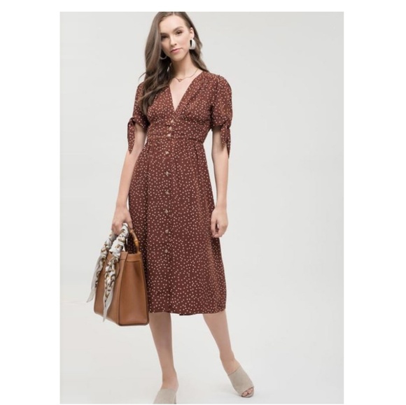 Blu pepper polka dot dress Clearance